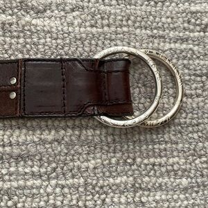 Michael Kors leather and suede patchwork belt